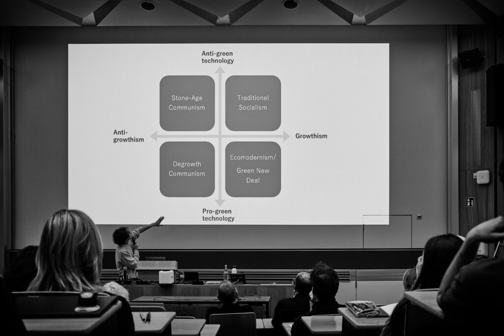 Kohei Saito during his guest lecture at ETH Zürich, Jan Eckert